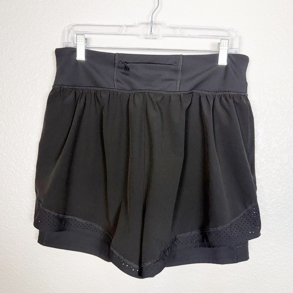 Spanx Get Moving Short Size XL Black Double Layered Active Workout Athletic - Picture 7 of 11